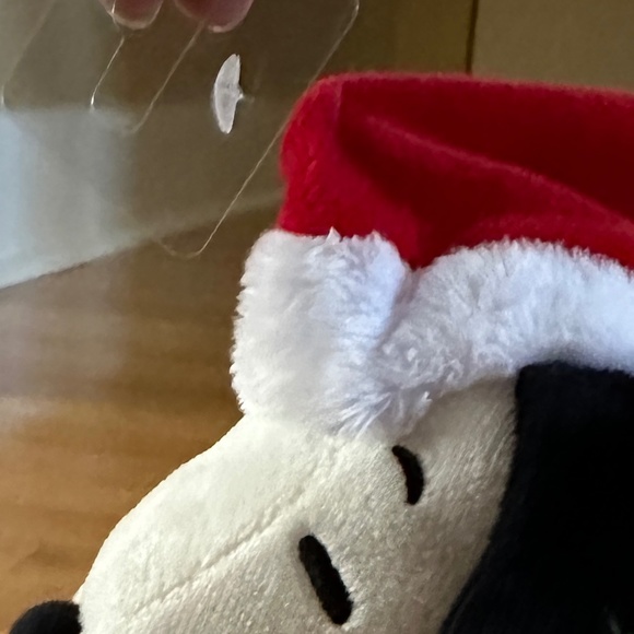 NWT Hallmark PEANUTS SNOOPY Stuffed Toy with Santa Hat and Coat - Picture 4 of 9